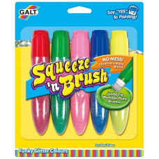 GALT SQUEEZE'N BRUSH 5 Glitter Colours , G1514