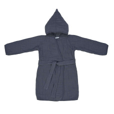 LASSIG Muslin Bathrobe 12-18months (navy), 1312013401