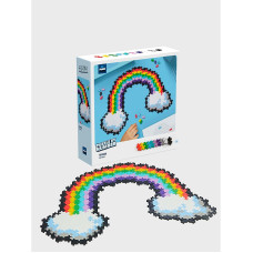 PLUS PLUS puzzle by number 500 pcs RAINBOW 3913