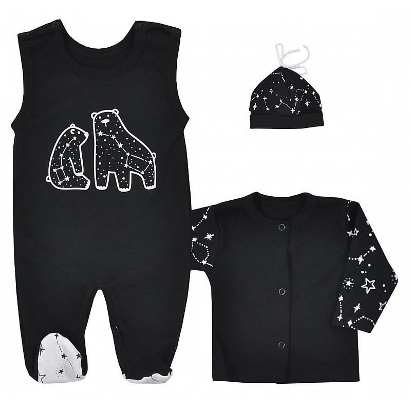 KOALA UNIVERSE 3-piece set 56 size AM1-113 black