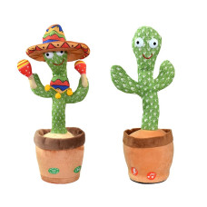 MKID Soft dancing and singing cactus, green