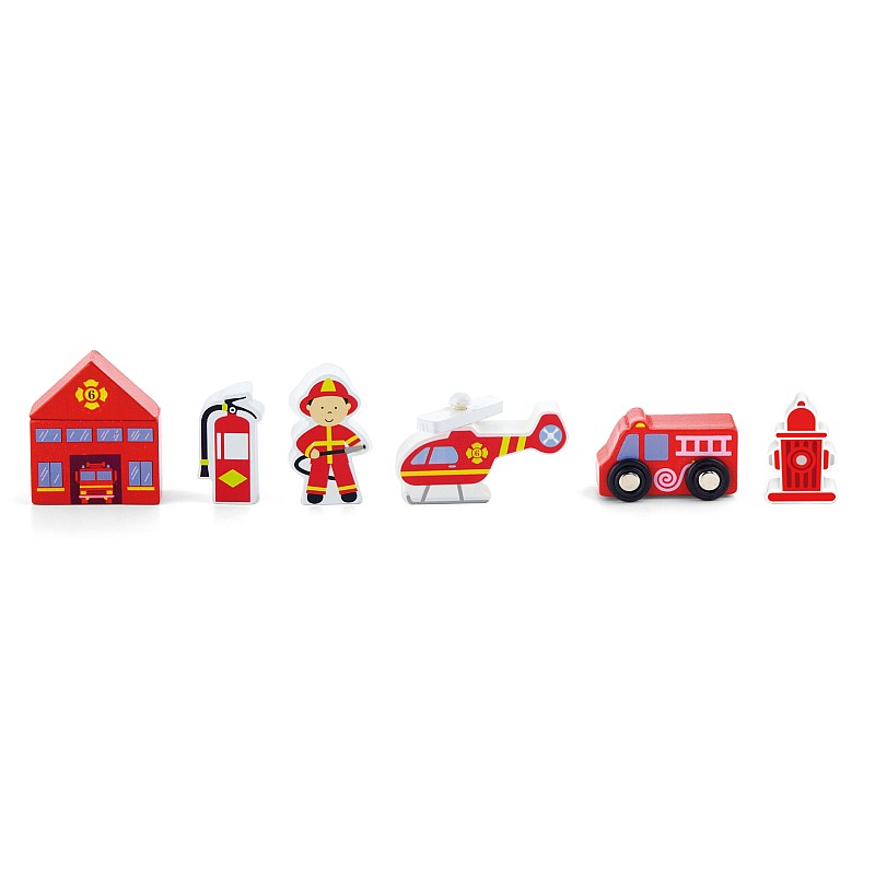 Viga 50815 Train Set Accessory -Fire Station