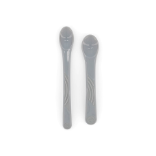 Twistshake 2x Feeding Spoon Set 6+m Pastel Grey