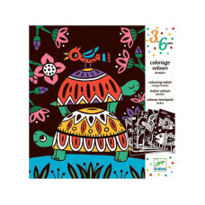 DJECO Velvet paints - Turtles, DJ09624