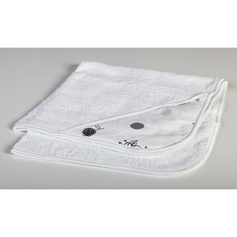 TROLL towel with hood 75x75cm Bee ASC-THBE01-AS-WH