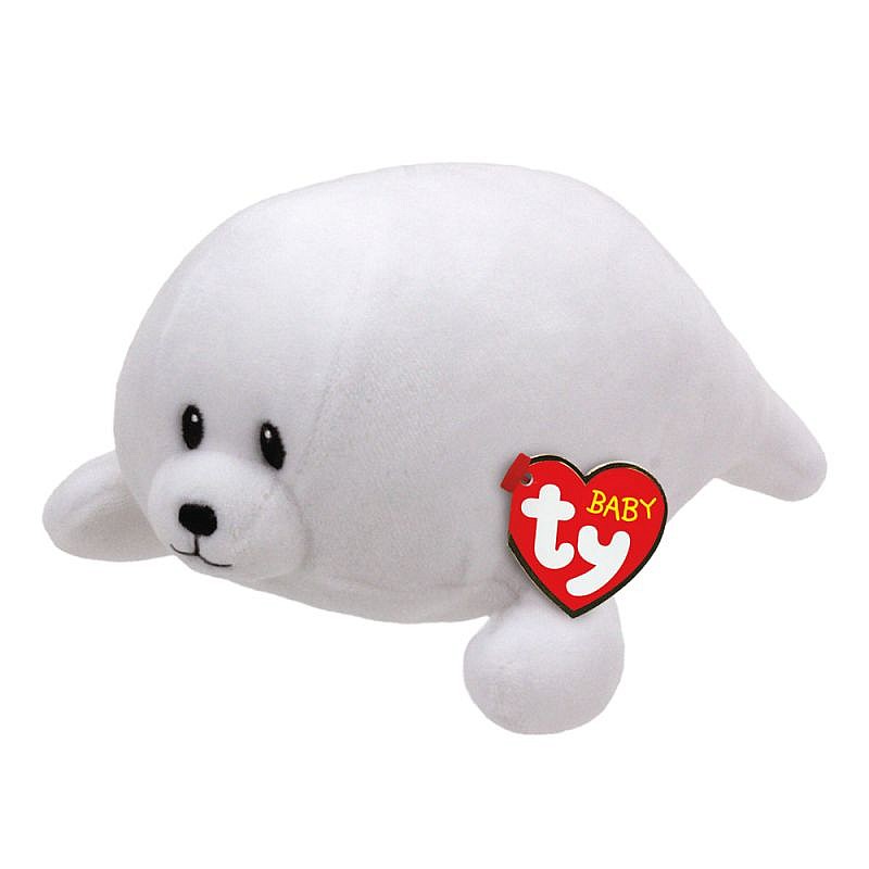 TY Baby Ty Toy WHITE SEAL TINY 15cm, TY32161