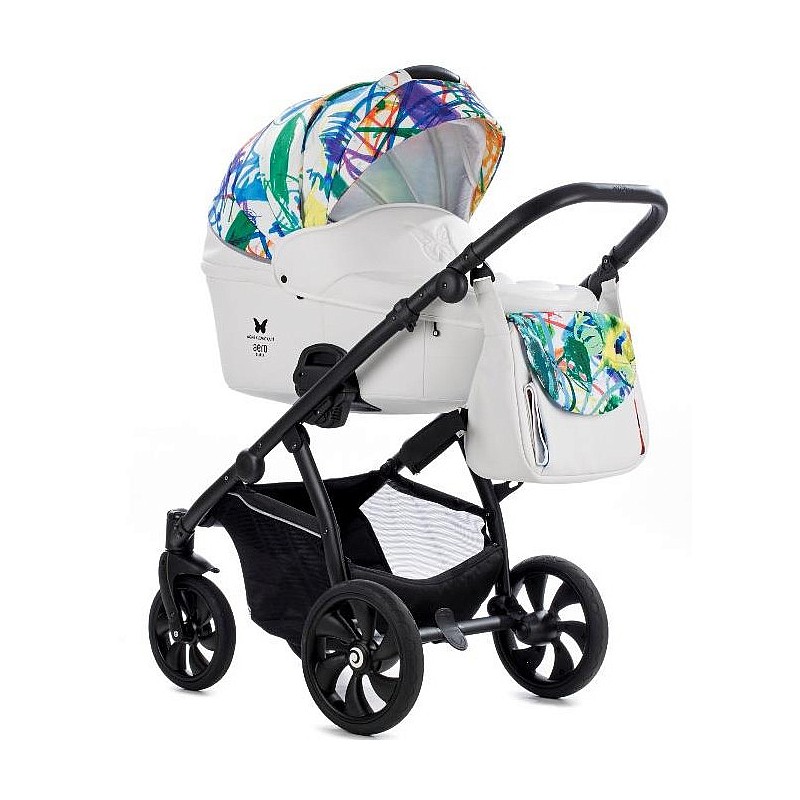 TUTIS AERO Kuzminskaitė Edition universal stroller 2in1, 118 White Painting