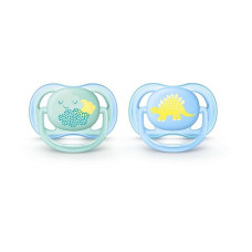 PHILIPS AVENT ULTRA AIR DECO Orthodontic silicone pacifiers 0-6m, 2 pcs., SCF344/20