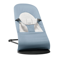 BABYBJORN Bouncer Balance Soft Cotton, Blue/Grey 005045