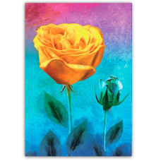 TSVETNOY Diamond painting 40x50cm Yellow Rose, LG227e