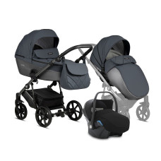 TUTIS VIVA 4 Luxury multi-purpose pram 3in1, 060 OBSIDIAN