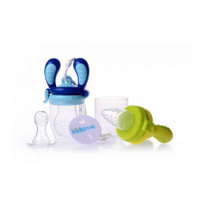 Kidsme Food Feeder Starter Pack Kits for breastfeeding, Lime / Aquamarine 160,362 LIAQ