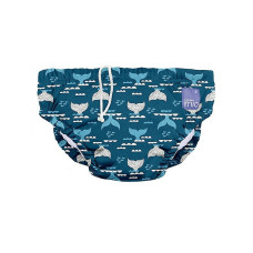 BAMBINO MIO Swim Nappies melting BLUE TAIL, S (5-7kg)