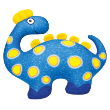 BINO soft toy Dinosaur blue 33x28cm 33026