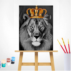 TSVETNOY Painting set by numbers 40x50cm Lion King, MG2146e