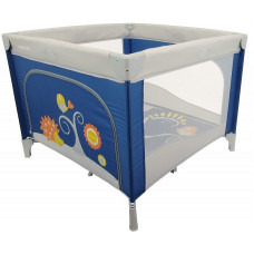 BABY MIX travel cot HR-SQ106 106x106cm NAVY BLUE