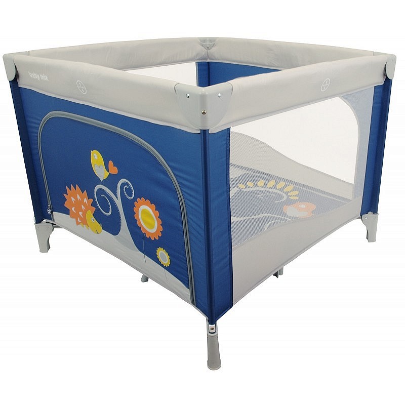 BABY MIX travel cot HR-SQ106 106x106cm NAVY BLUE