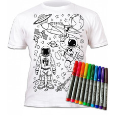 SPLAT PLANET t-shirt with washable marker SPACE 3-4y., 71201