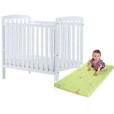 DREWEX ALICJA furniture set white COT + MATRESS 100X50CM SALE