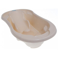 TEGA BABY KOMFORTAnatomical baby bath with plug TG-011 pearl beige