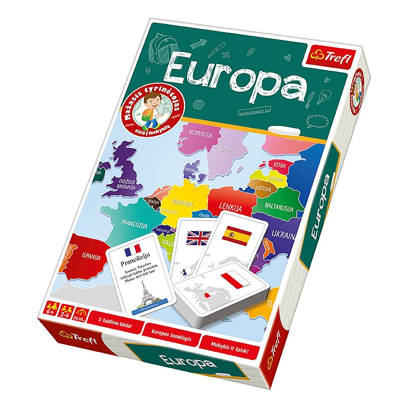 TREFL Educational game Europe (на литовском яз.)