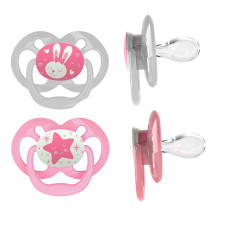 DR.BROWNS Advantage Glow-in-the-Dark silicoune Pacifiers, 2pcs., PA22003-INTL (glowing in the dark)