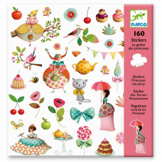 DJECO Stickers – Princess Tea Party 160pcs., DJ08884