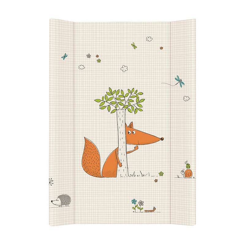 CEBABABY Swaddle surface with a soft basis 50x70cm FOX ECRU