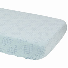 LODGER Slumber Empire Cotton bed sheet with an elastic band 70x140sm, Ocean SBE 074