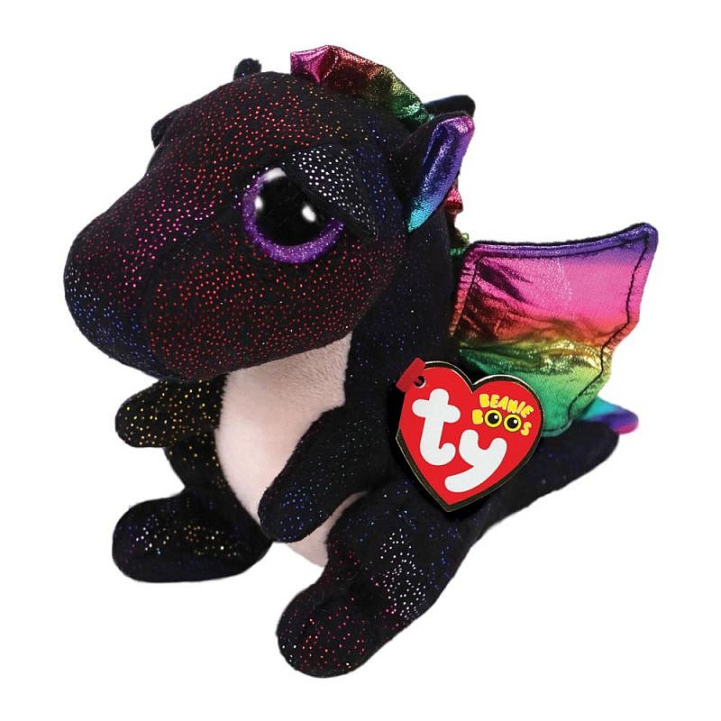 TY Beanie Boos Toy BLACK DRAGON ANORA 15.5sm, TY36897