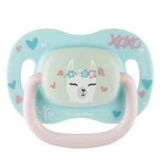 CANPOL BABIES silicone symmetrical pacifier 6-18M, EXOTIC (llama), 34/921_lama