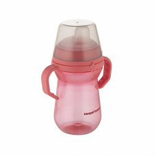 CANPOL BABIES krūzīte ar silikona snīpi, FirstCup, 250ml, rozā, 56/615_pin