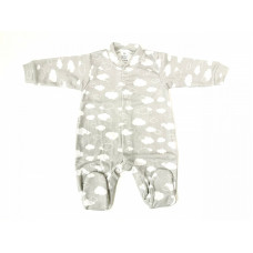 ZUZIA romper with long sleeve 86 size JEŽ 1733/86 grey clowds