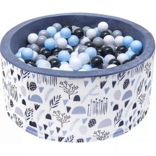 WELOX FUN Pool with balls, grey Wood AJ6