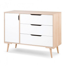 LittleSky by Klups SOFIE chest of drawers, beech/white