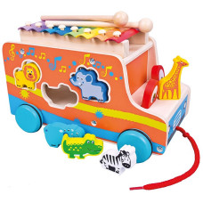 BINO Pull Car with xylophone 18m+ 84088