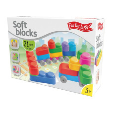 FAR FAR LAND Soft blocks (21 blocks + 16 wheels) F-04033 SALE