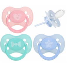 CANPOL BABIES silicone pacifier symmetrical PASTELOVE 18m + 22/418