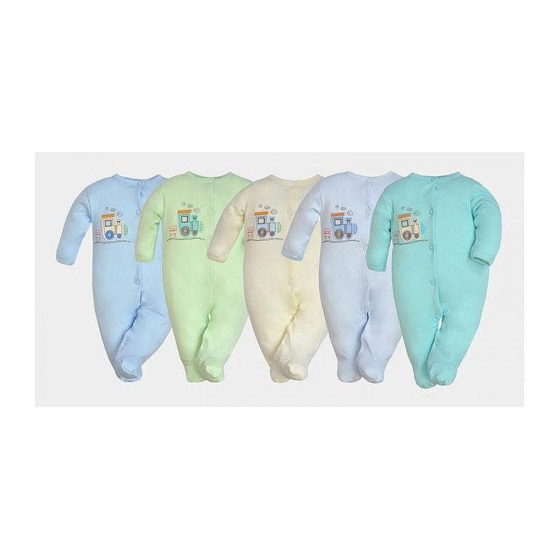 AMMA BABY romper with long sleeves Train 50 izmērs, A01-082