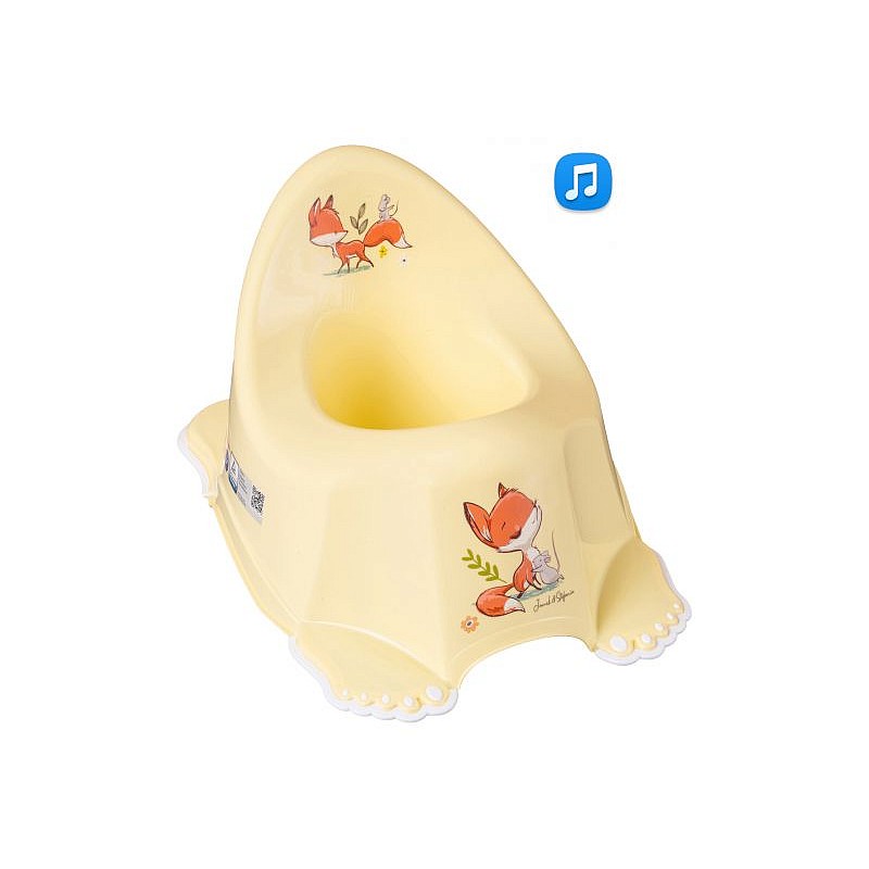 TEGA BABY FOREST FAIRYTALE Anti-slip potty with music, PO-069 LIGHT YELLOW