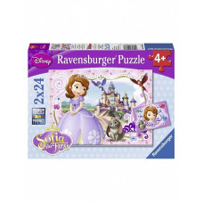 Ravensburger puzzle 2X24 Sofia the First R 09086