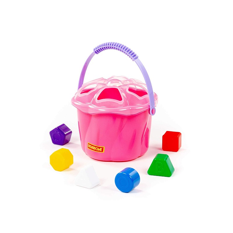 POLESIE Educational toy Bucket-surprise pink P 93479