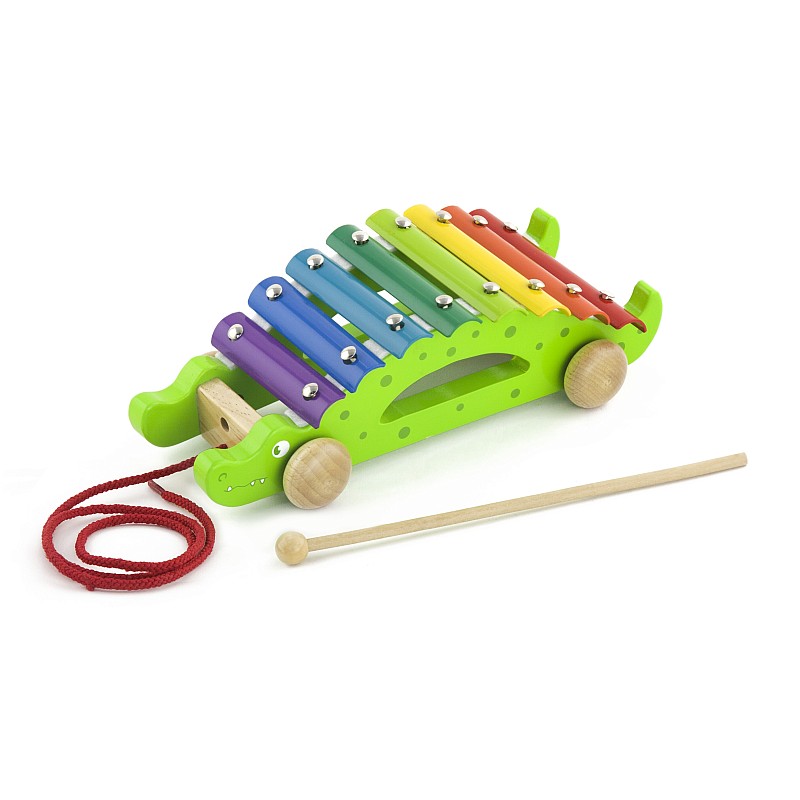 Viga 50342 Pull-Along Xylophone - Croc