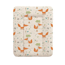 CEBABABY Soft changing mat small (50x70) Fox ecru W-143-059-170