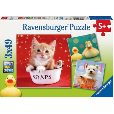 Ravensburger Puzzle 3x49 Home Animals R09248