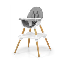 MILLY MALLY MALMO Feeding Chair 2IN1 6m+ Grey