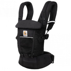 ERGOBABY bērnu pārvadātājs ADAPT SOFTFLEX, Mesh, onyx black, BCASFMONYX