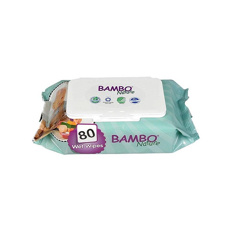 Bambo Nature wet wipes 80 pcs/pack, BAMB4668