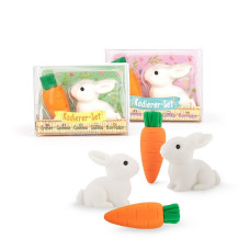 TRENDHAUS Tommy&Frida - Erasers - Bunny & Carrot (2 pcs., 2 designs) TH961457