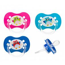 CANPOL BABIES Owls silicone pacifier symmetrical 22/568 0-6m